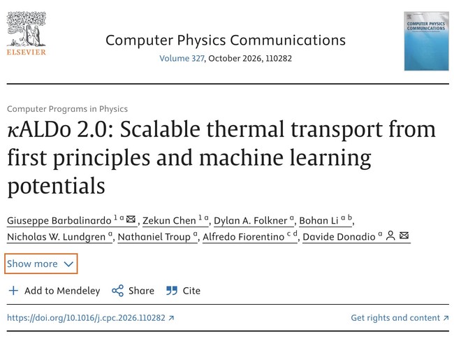 kALDo 2.0: scalable thermal transport from first principles and machine learning potentials
