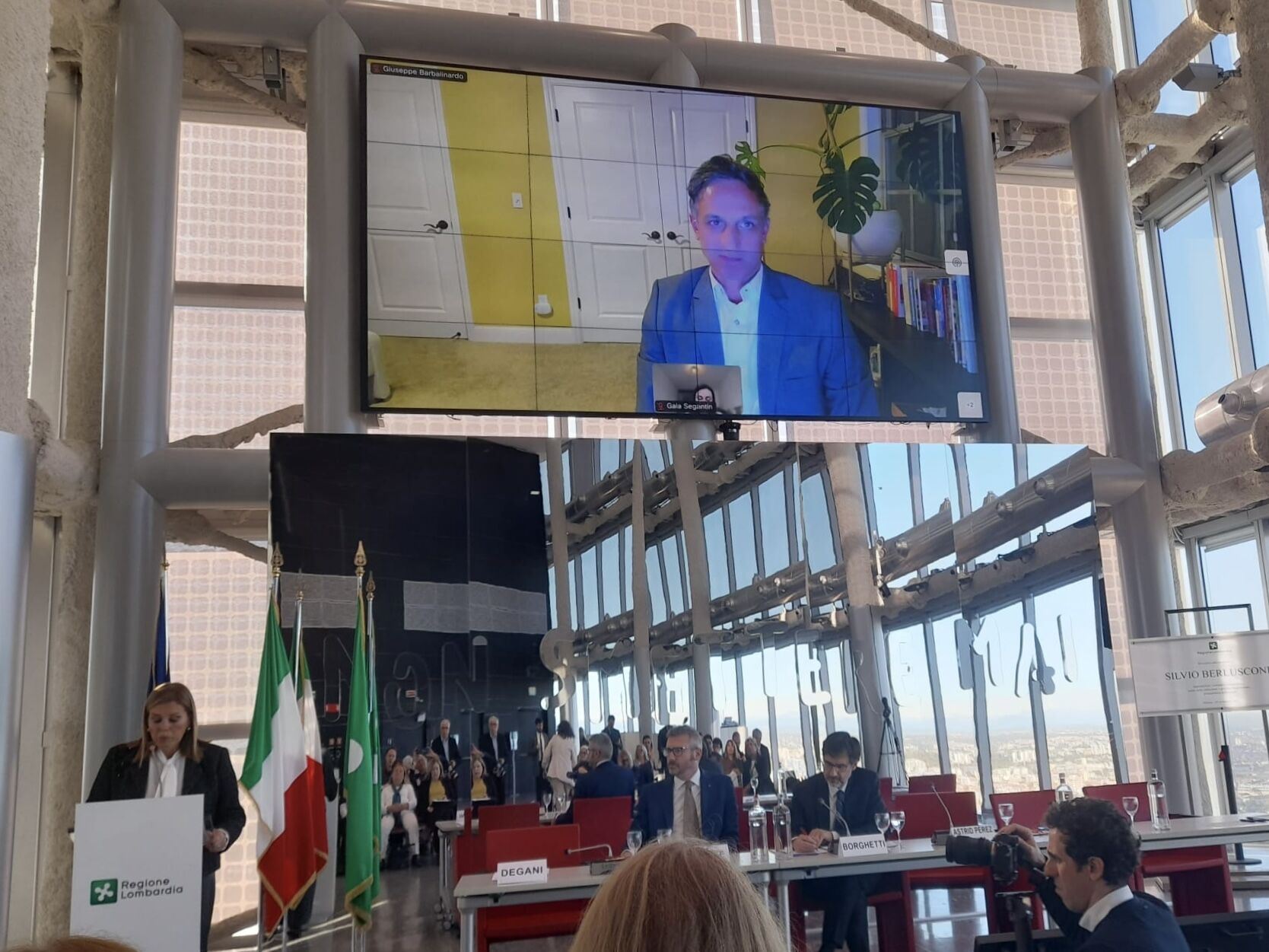 Giuseppe Barbalinardo speaking at CALRE Conference