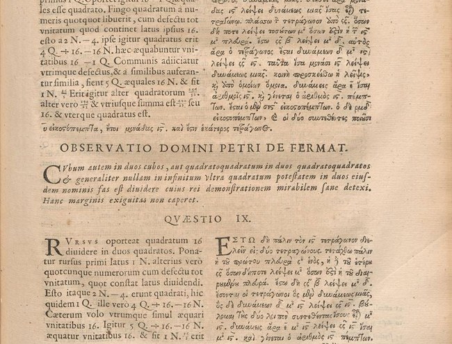 The Note in the Margin: the 1670 page carrying Fermat's marginal claim